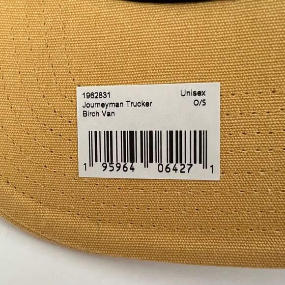 Prana Journeyman Trucker Birch Van Run Multicolor Cap Hat Unisex Adult Yellow - Picture 9 of 11